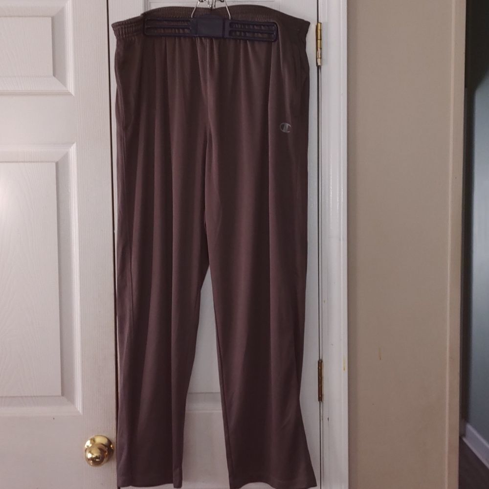 Champion  gray  track pants joggers   Sz 2XL